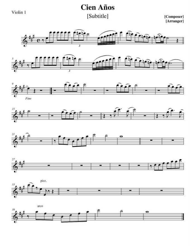 La imagen puede contener una previsualizacion de una partitura